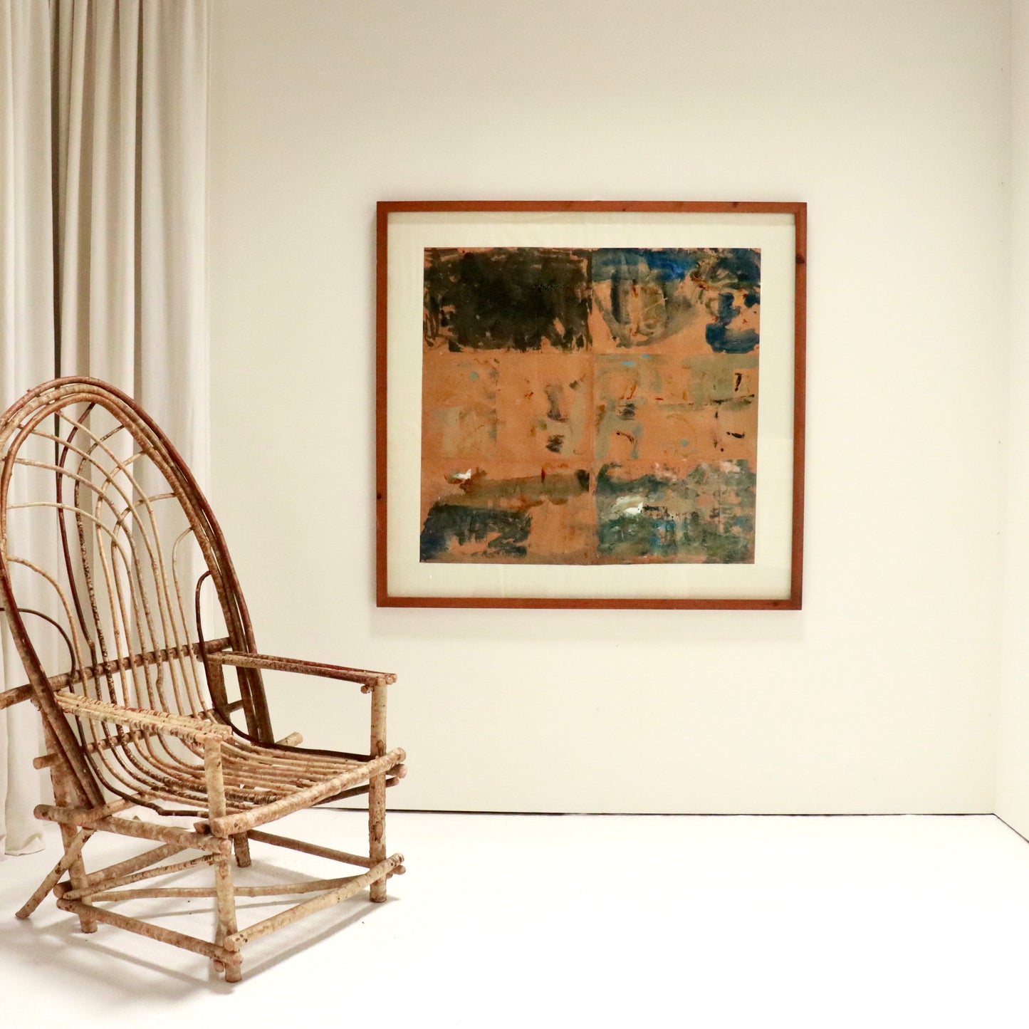 Folk Art Silver Birch Chair