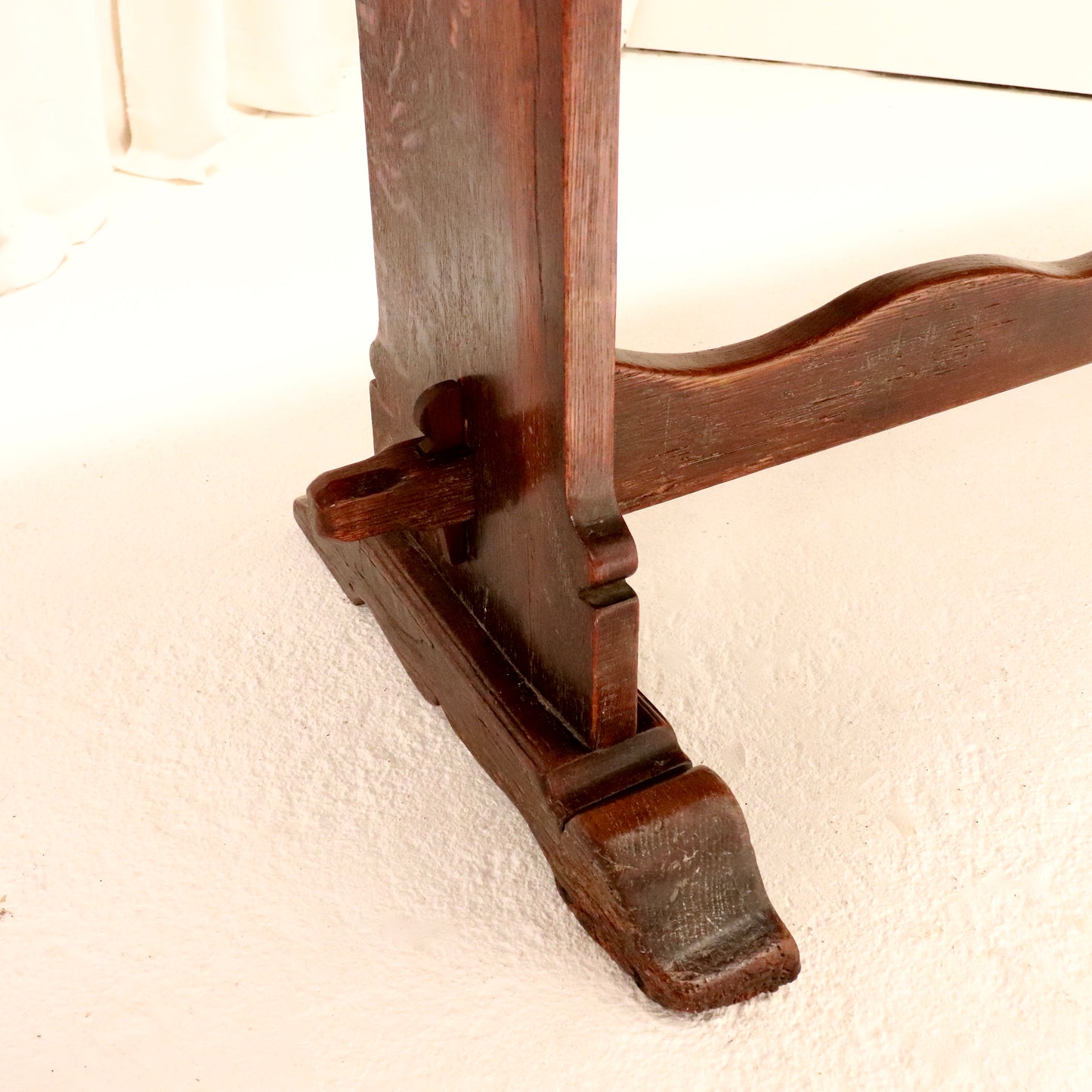 19th-Century Oak Refectory Table — Compact 153 × 82 cm