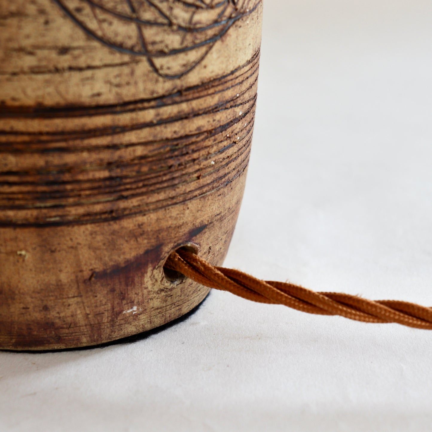 Vintage Pottery Lamp