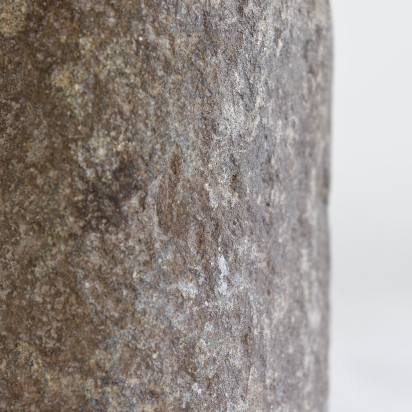 Granite rock vase