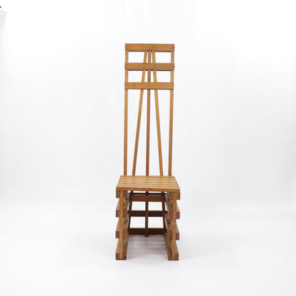 Constructivist Chair with Enzo Mari vibes