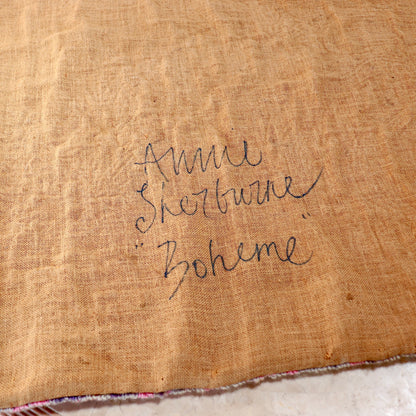 Annie Sherburne textile artwork with velcro hanging system