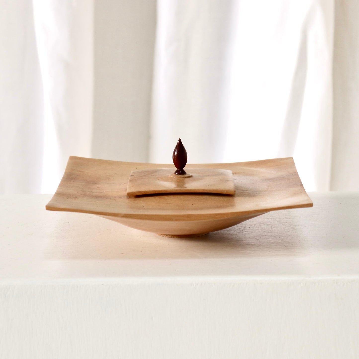 Delicately Turned Lidded Box