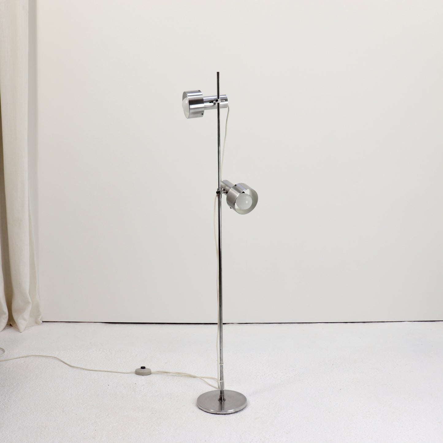 Vintage Aluminium floor lamp
