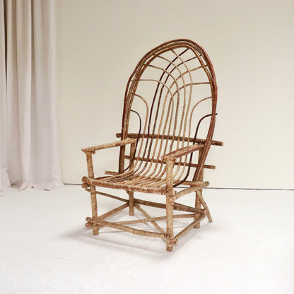 Folk Art Silver Birch Chair