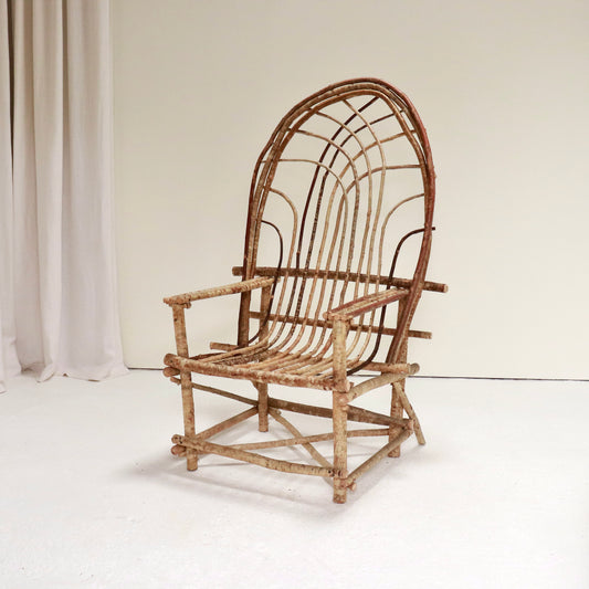Folk Art Silver Birch Chair