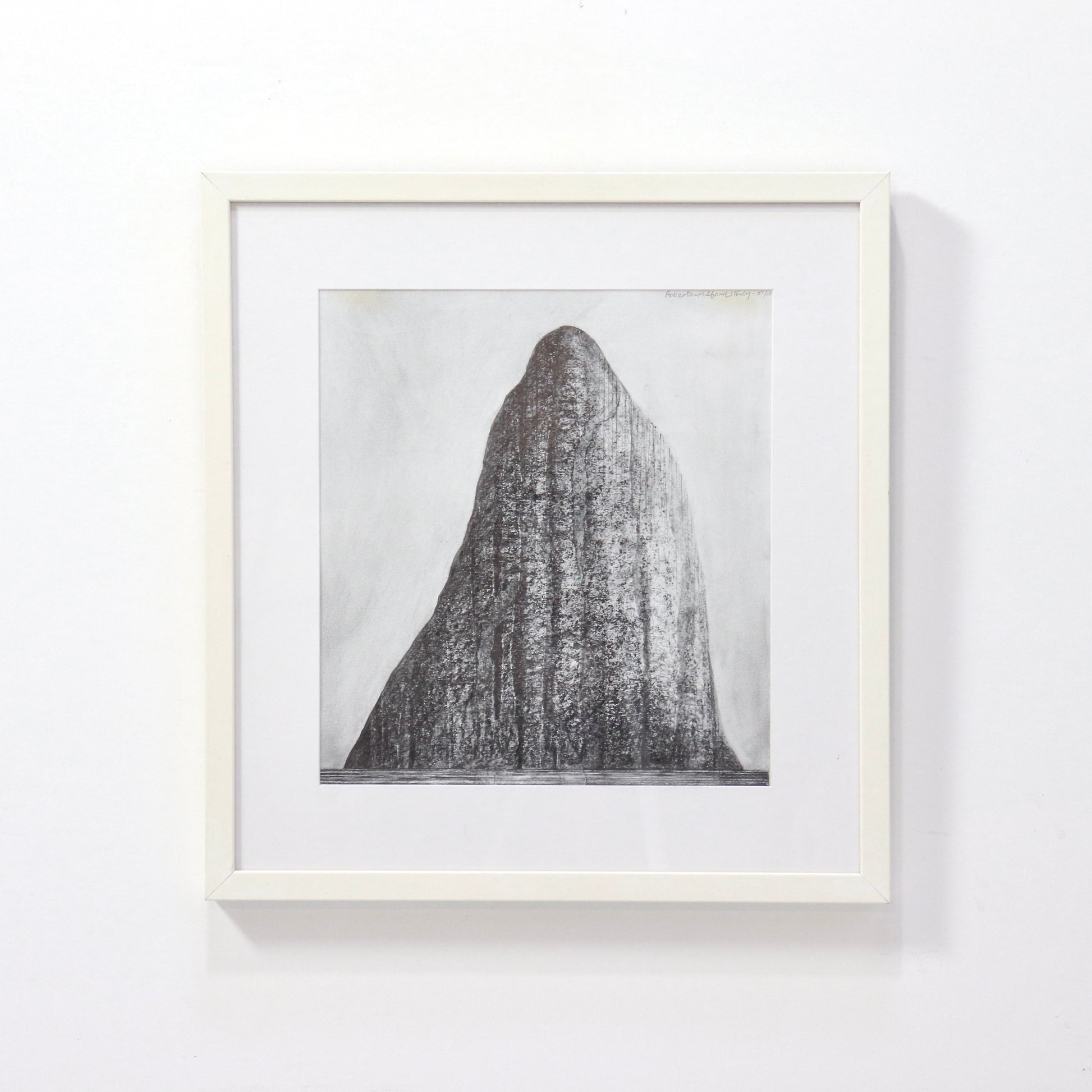 Framed charcoal drawing by David Roberts