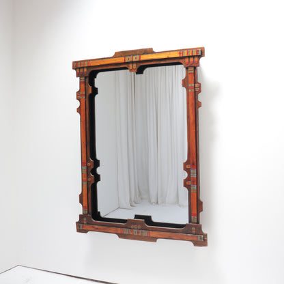 Large American Folk Art mirror
