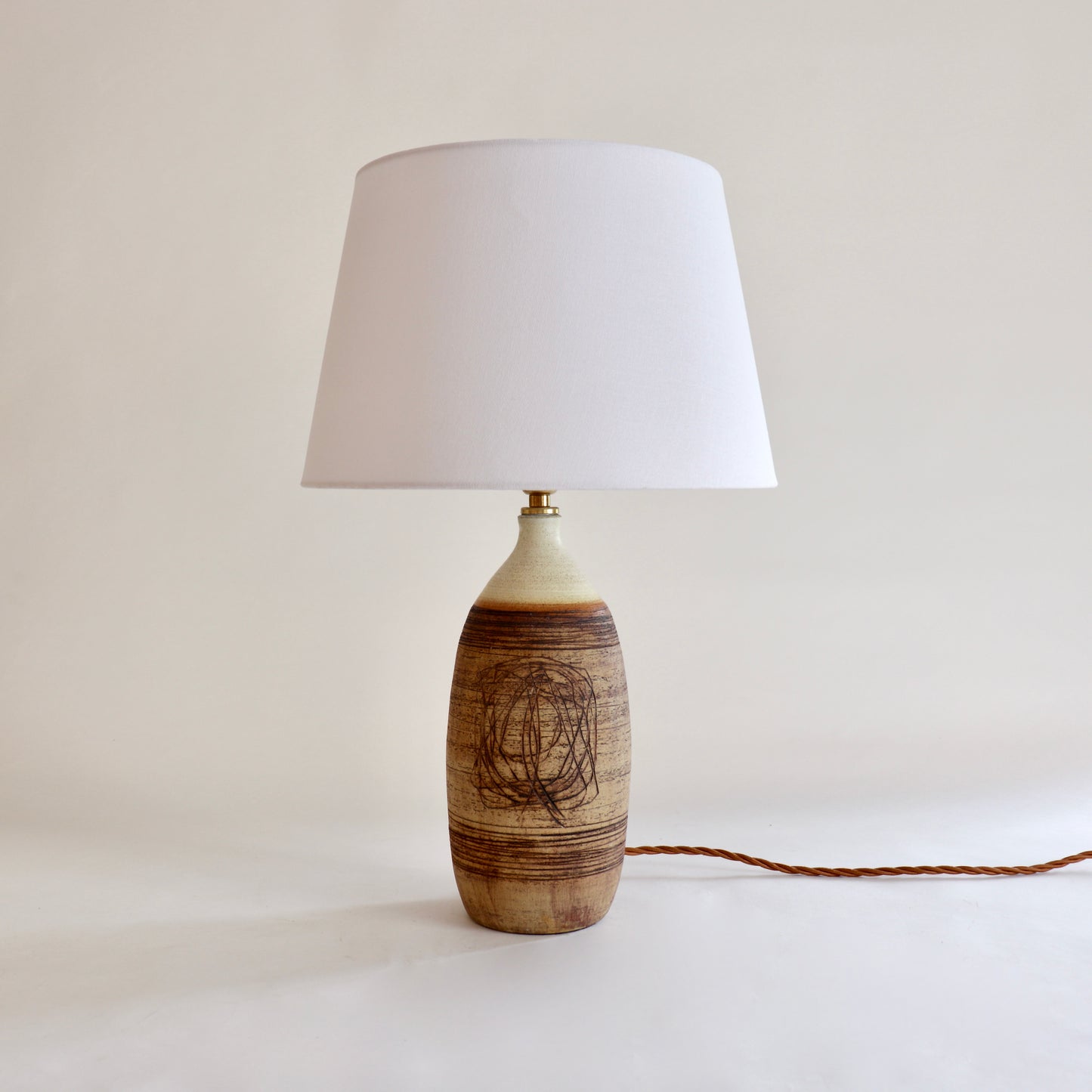 Vintage Pottery Lamp