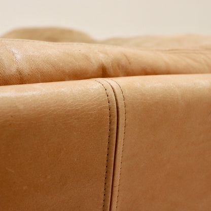 “Stitching detail on the back panel of Model 535 sofa.”
