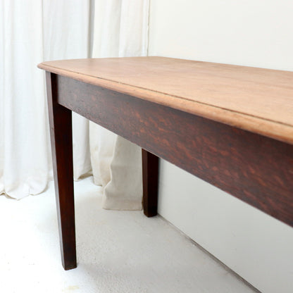 Early 19th Century Georgian Oak Serving Table/Desk *RESERVED*