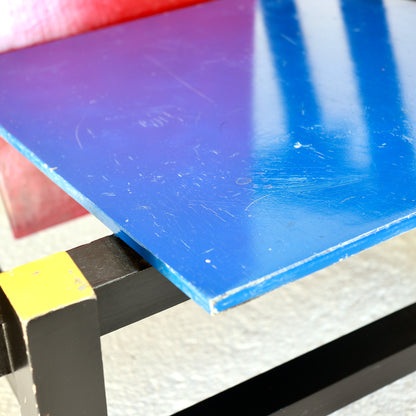 Gerrit Rietveld Red and Blue Chair