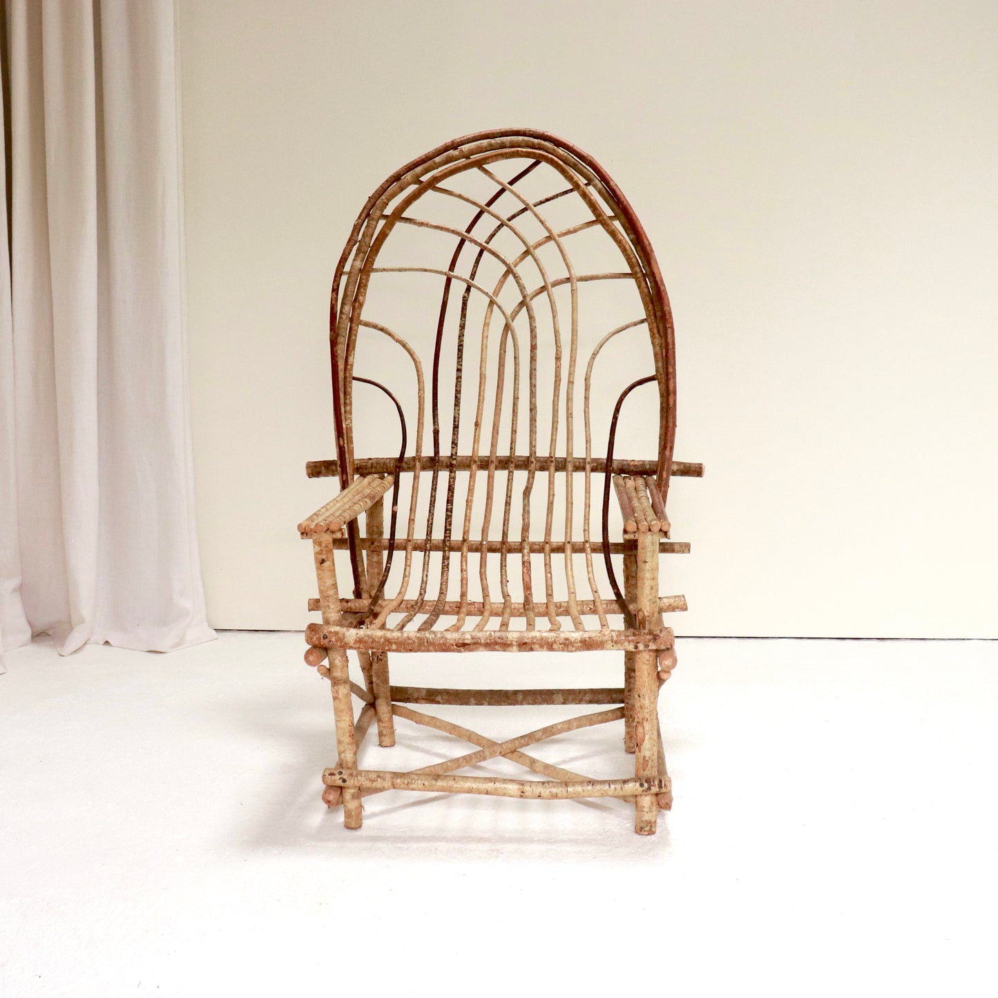 Folk Art Silver Birch Chair