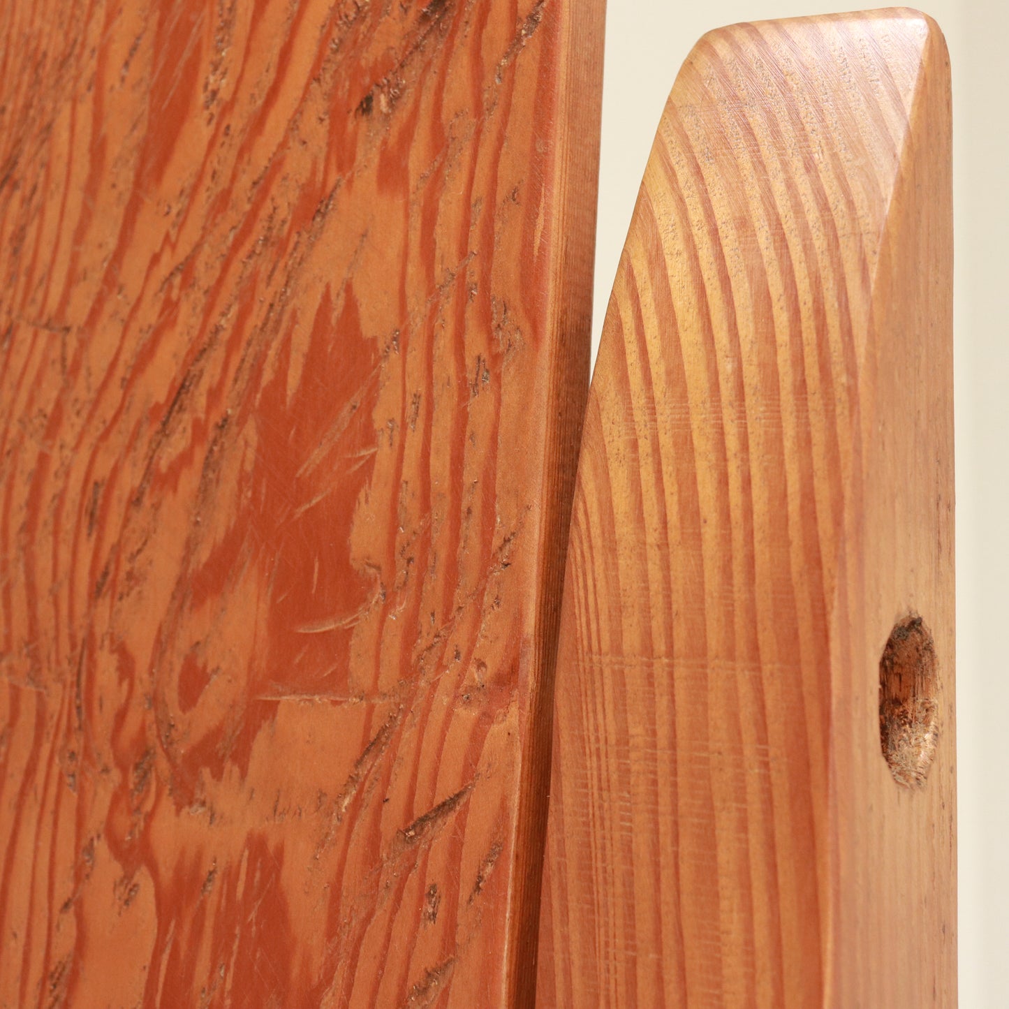 Artisan-Made Pine Cheval Mirror