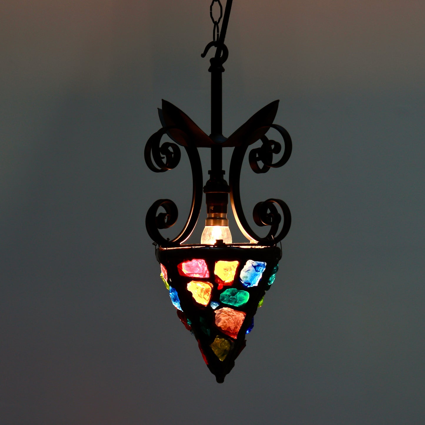 Peter Marsh Brutalist Pendant Light