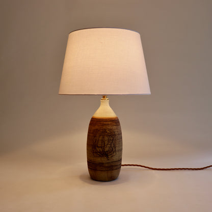 Vintage Pottery Lamp