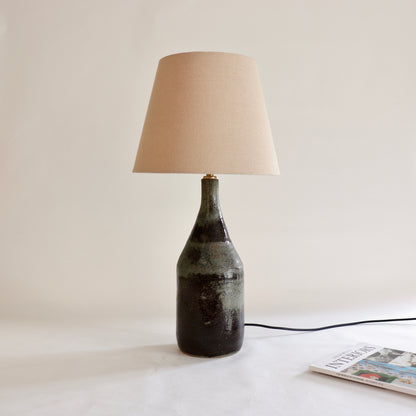 Studio pottery lamp