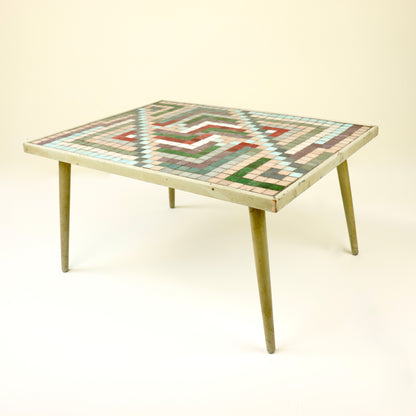 Mosaic coffee table 1950's