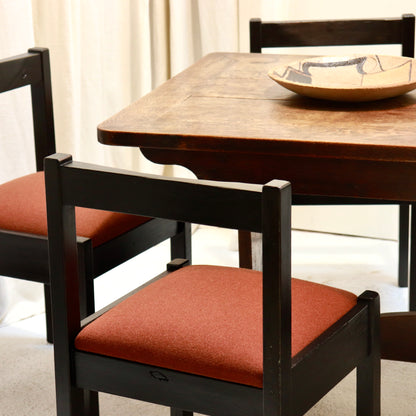 Set of Six Danish Dining Chairs, c.1970s–80s