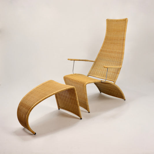 Scandinavian Rattan Chair
