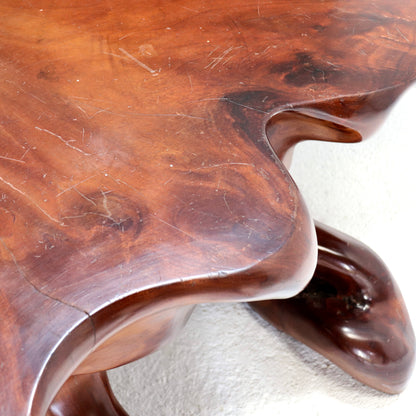 Monolithic freeform coffee table