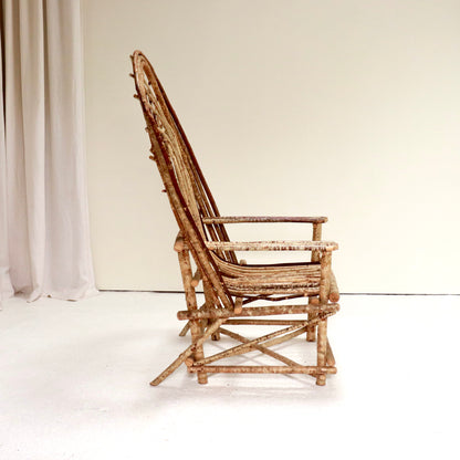 Folk Art Silver Birch Chair