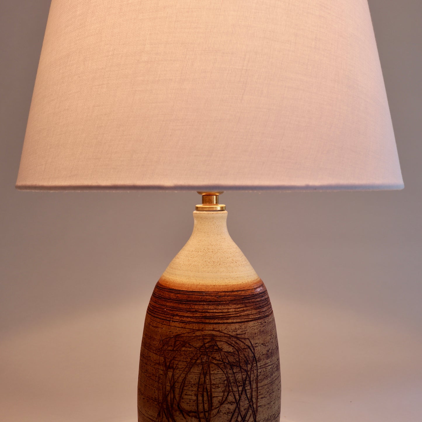 Vintage Pottery Lamp