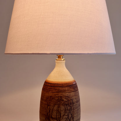 Vintage Pottery Lamp
