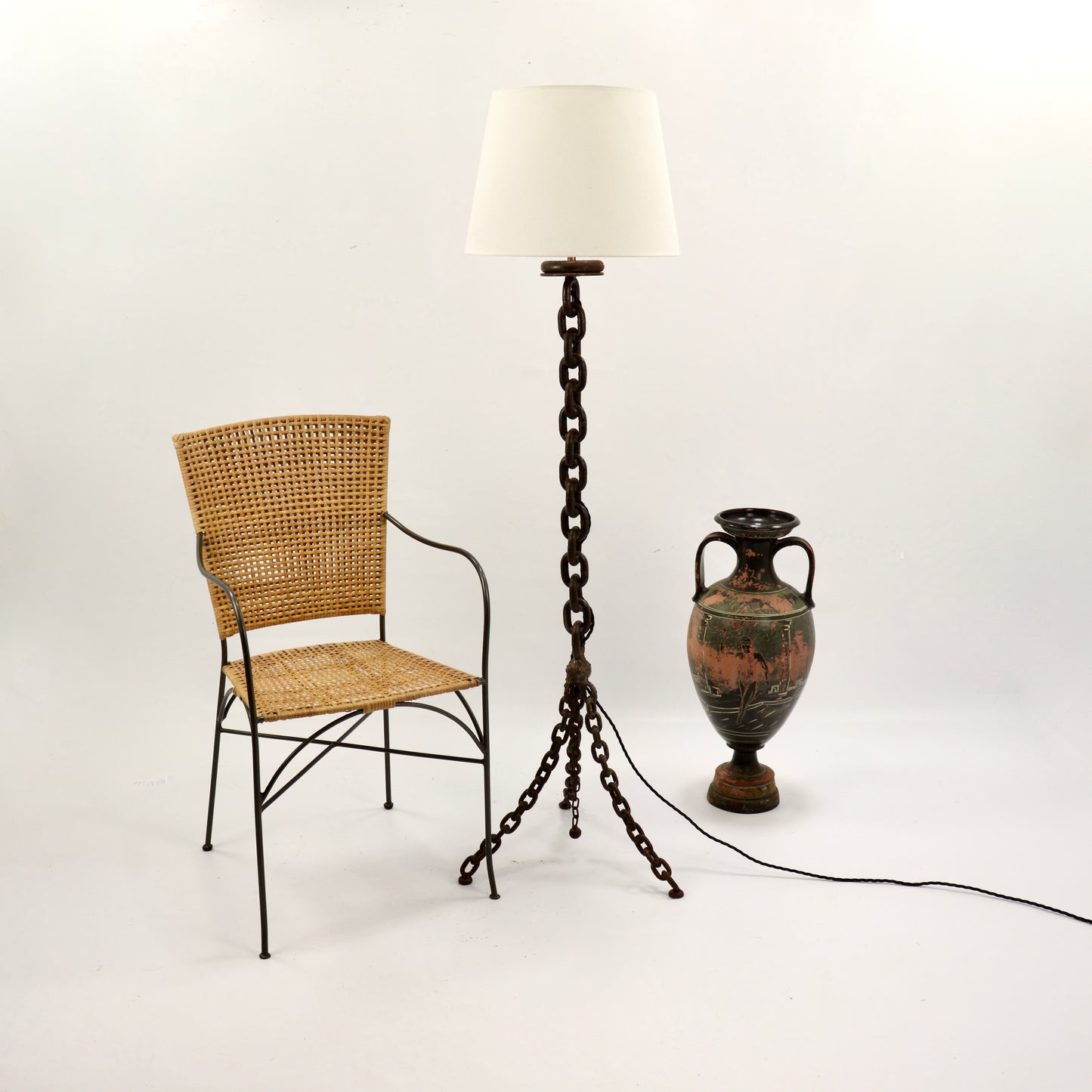 Chain Link floor lamp