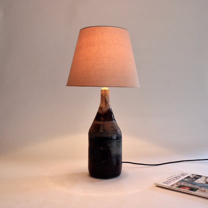 Studio pottery lamp