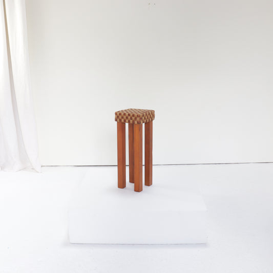 Petite Chequer Woven Side Table