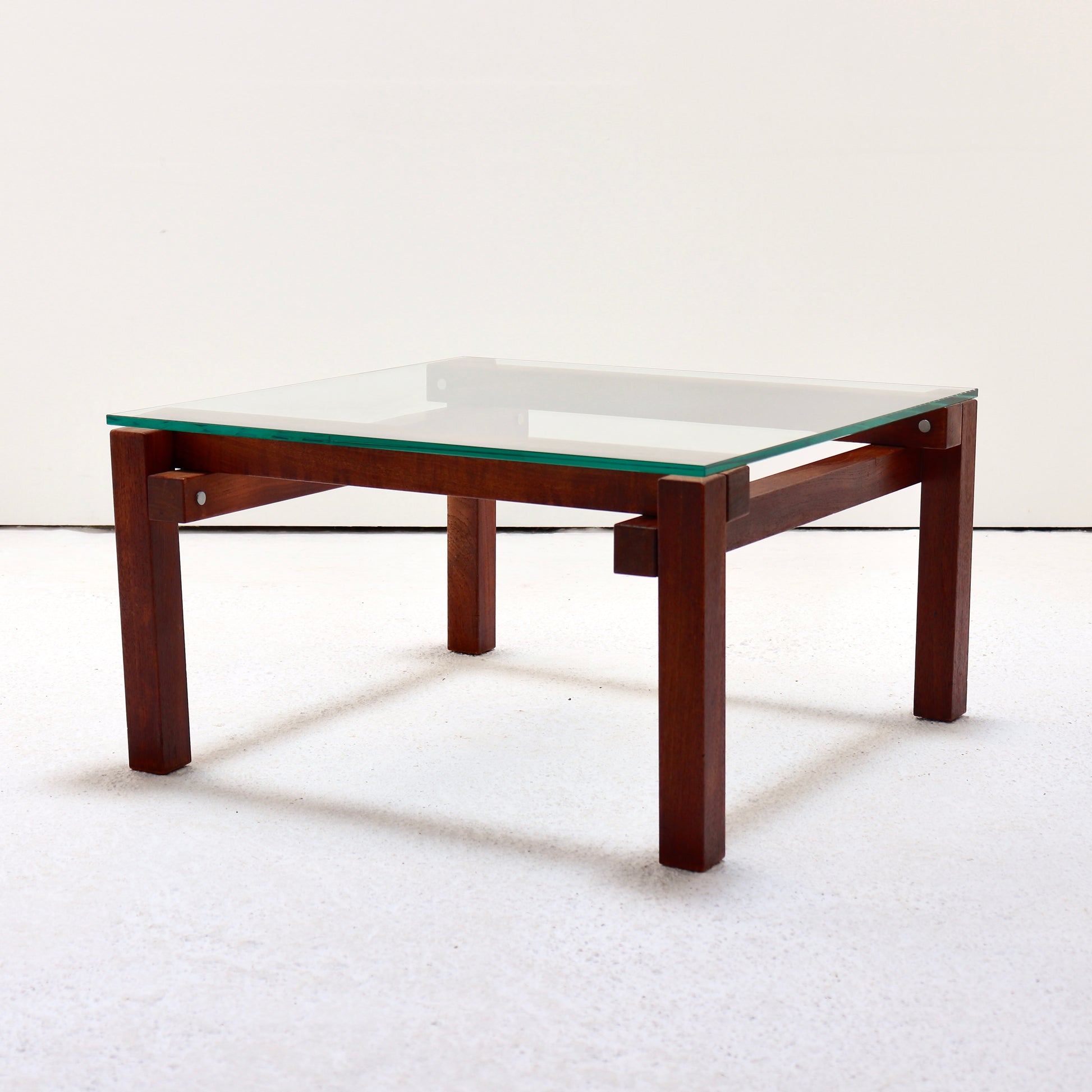 John Makepeace studio coffee table with glass top