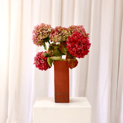 Hand-built Terracotta Slab Vase