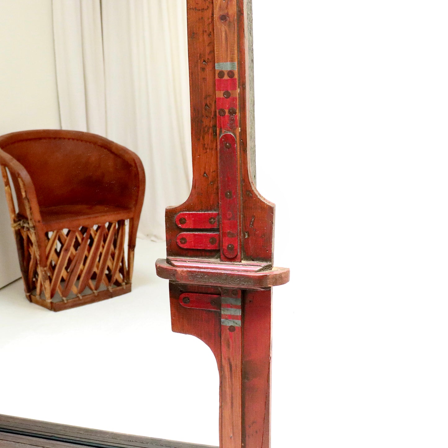 American Folk Art Mirror