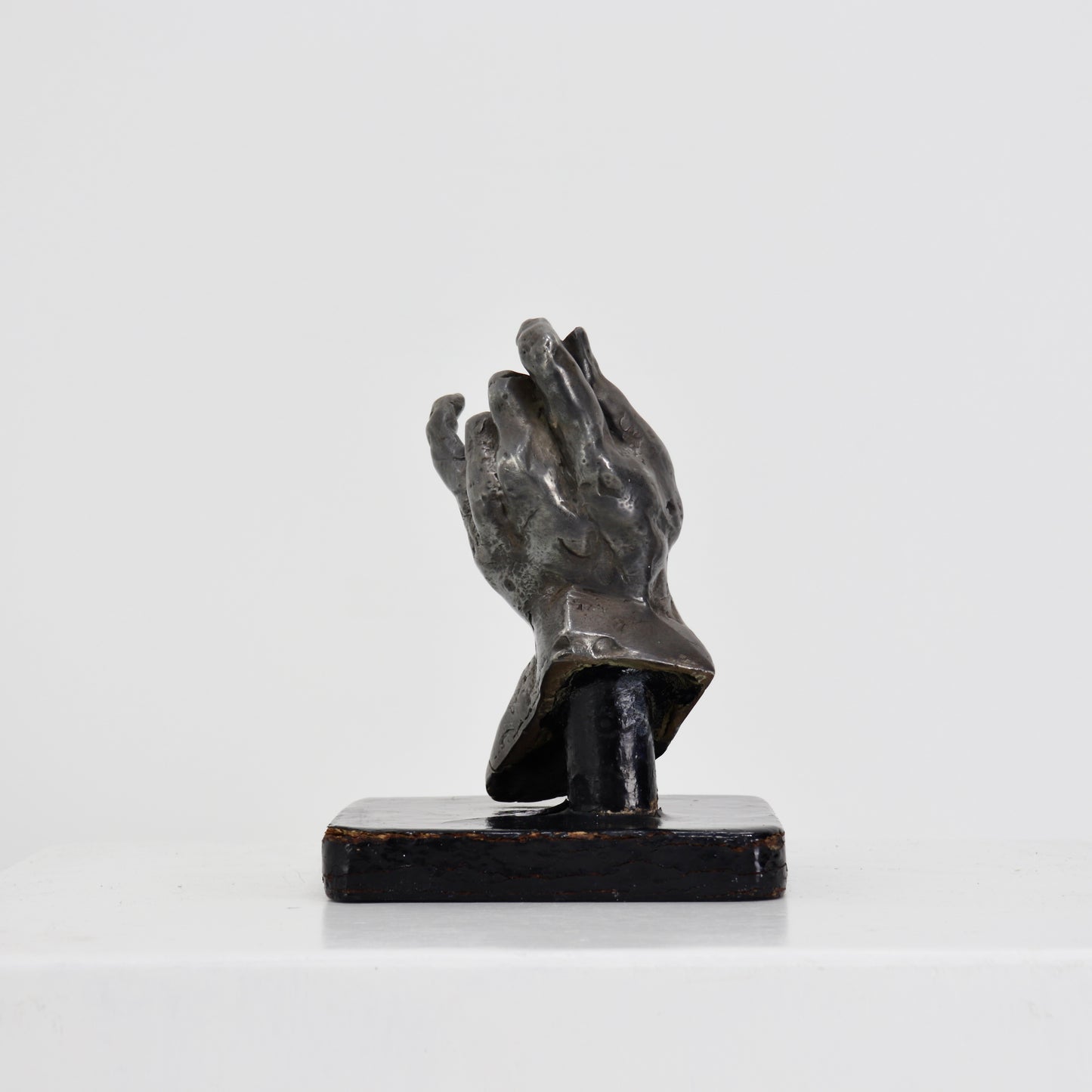 Silver plated Bronze Hand sculpture after Rodin