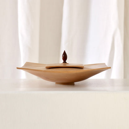 Delicately Turned Lidded Box