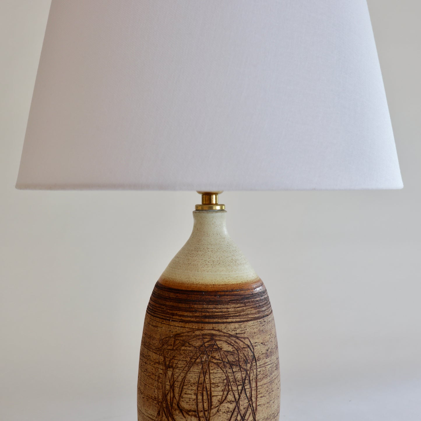Vintage Pottery Lamp