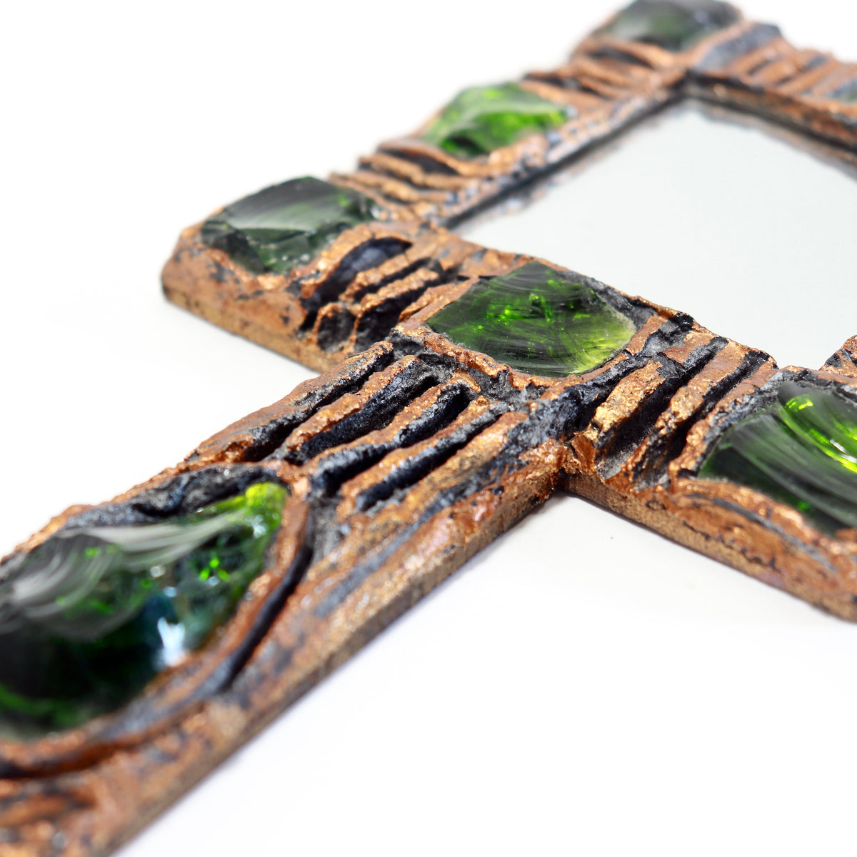 Creaciones Gobesso Murano Glass Hand Mirror