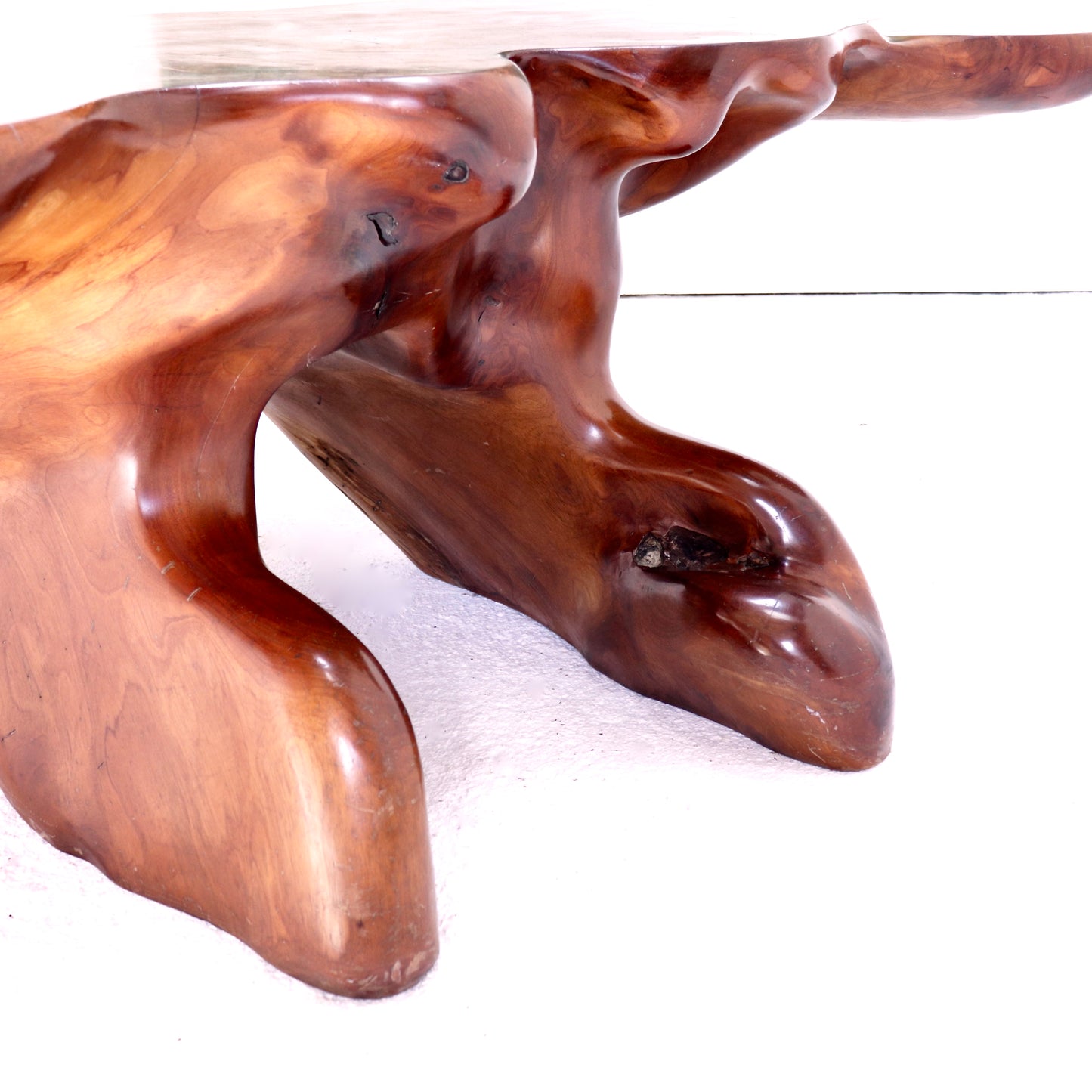 Monolithic freeform coffee table