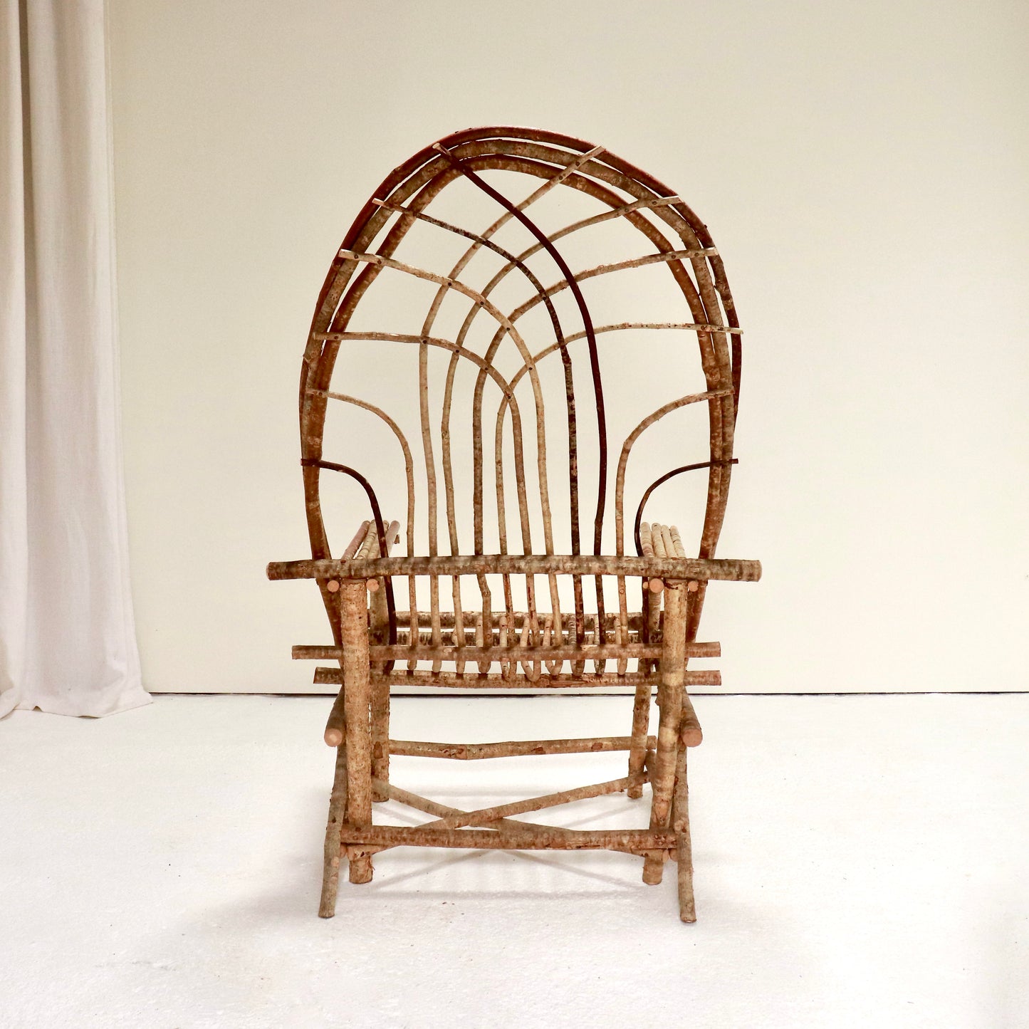 Folk Art Silver Birch Chair
