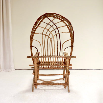 Folk Art Silver Birch Chair