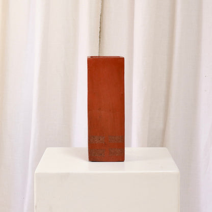Hand-built Terracotta Slab Vase
