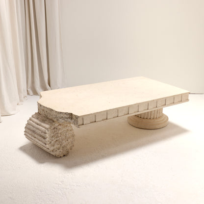 Postmodern Ancient Ruin coffee table