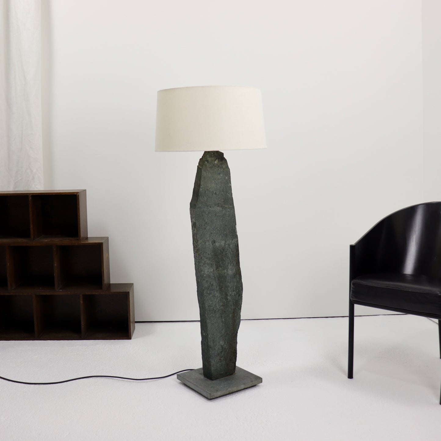 Slate slab lamp