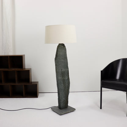 Slate slab lamp