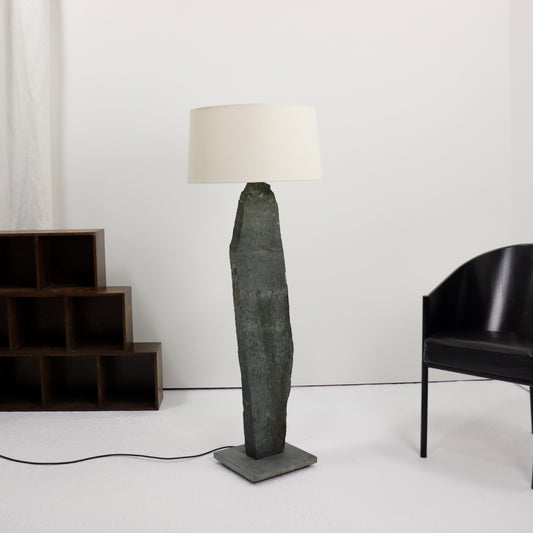 Slate slab lamp
