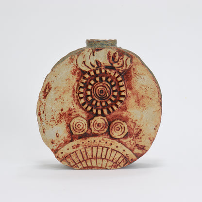 Large brutalist ceramic vase by Bernard Rooke