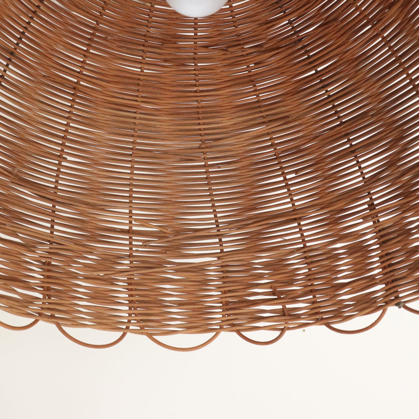 Oversized Woven Rattan Pendant Lamp