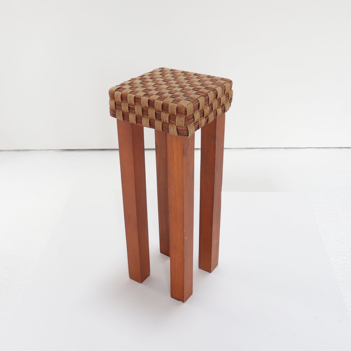 Petite Chequer Woven Side Table