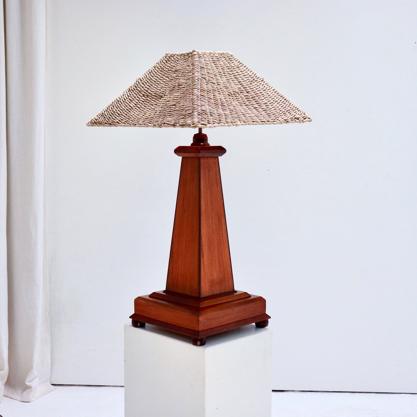 Oversized Art Deco style table lamp